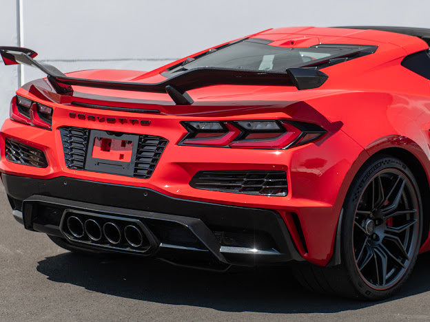 CORVETTE C8 Z06 & E-RAY | LICENSE PLATE BACKING